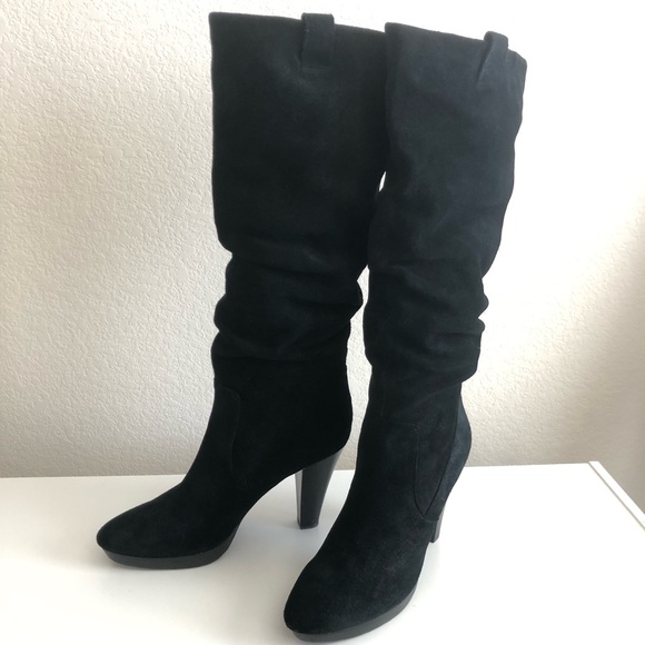 Charles David Black Suede Boots size 10 free shipping! - Picture 10 of 12